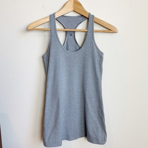 lululemon athletica Tops - Lululemon | Grey racerback tank